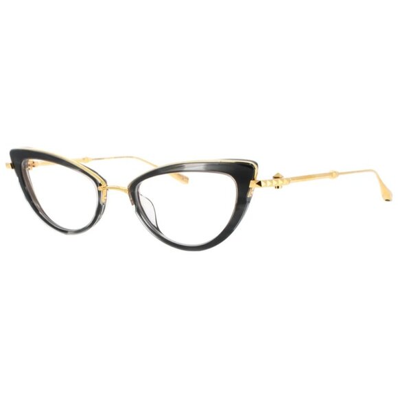 NEW VALENTINO EYEGLASSES DAYDREAM VLX-123A CAT EYE WOMEN GOLD/BLACK EYEWEAR - Picture 1 of 4